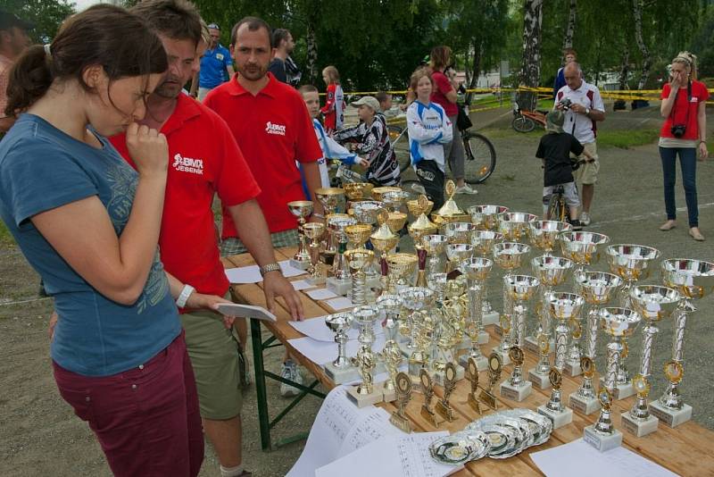 Moravská liga BMX v Jeseníku.