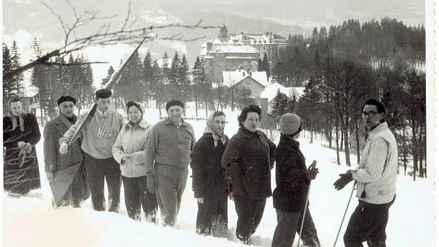 Okolí jesenických lázní na jednom z historických snímků