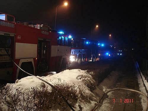 Požár rodinného domu v Postřelmovské ulici v Zábřehu