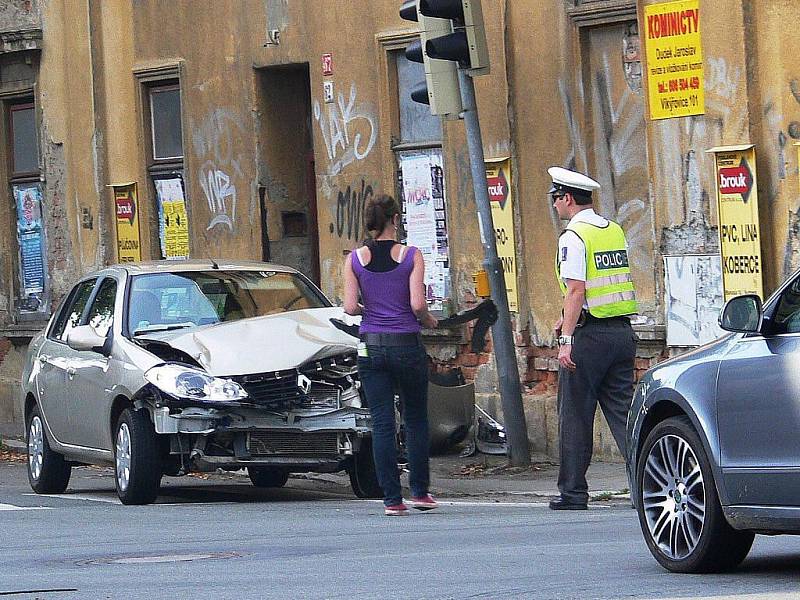 Renault poté, co jel na červenou