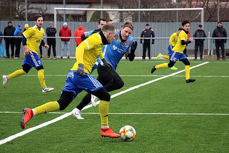 Fotbalisté Šumperku v přípravě s Rapotínem