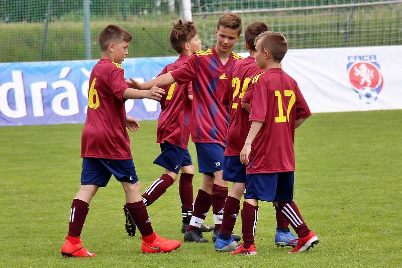 Ondrášovka Cup v Šumperku ovládli fotbalisté Slavie, domácí celek skončil devátý.
