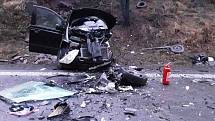 Tragická nehoda v neděli 19. prosince 2021 na Mohelnickém kopci.