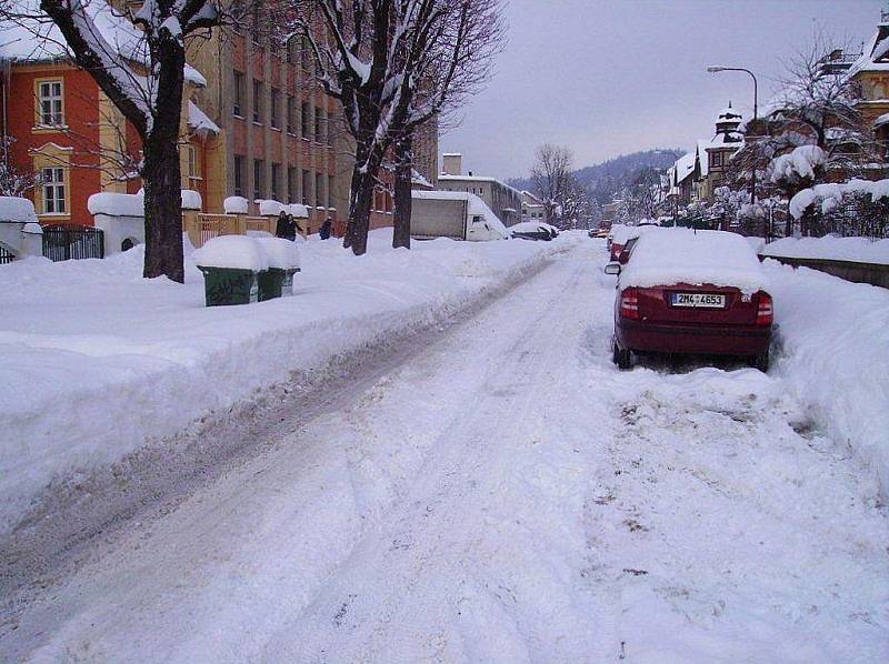 Ulice gen. Krátkého v Šumperku