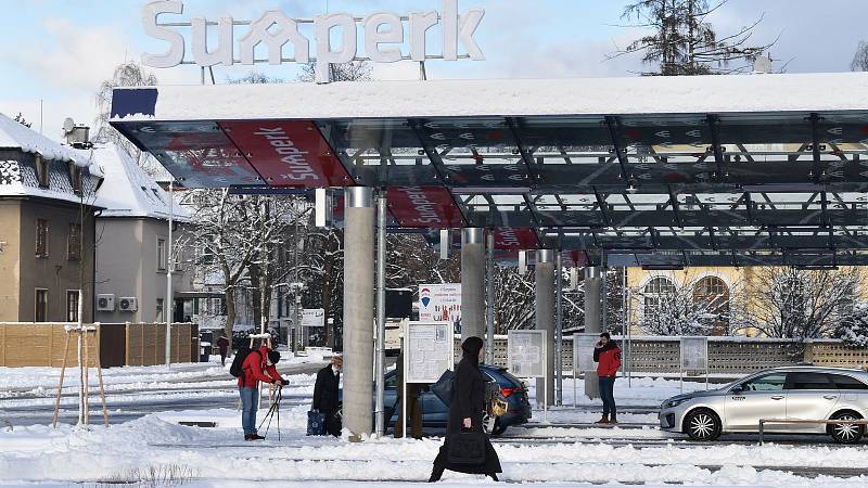 Nový přestupní terminál Šumperk - autobusové nádraží.