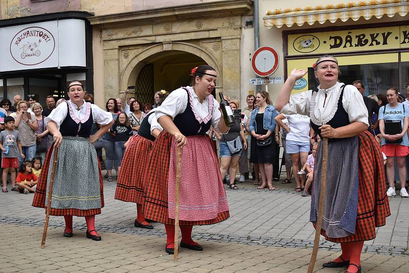 Mezinárodní folklorní festival v sobotu 13. srpna 2022 v Šumperku.