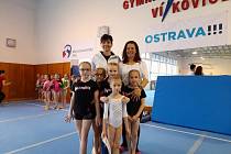 Šumperské gymnastky předváděly své umění na  prestižních závodech