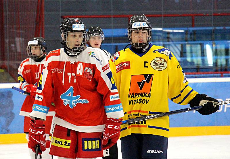 Krajské derby dorostenecké extraligy Šumperk - Olomouc