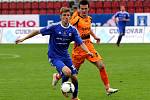 Fotbalisté Sigmy Olomouc B (v modrém) remizovali se Zábřehem 0:0.