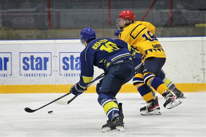 Středeční krajské derby mezi juniory Šumperku a Přerova