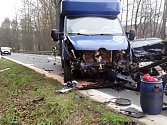 Dopravní nehoda mezi Kláštercem a Chromčí na Šumpersku