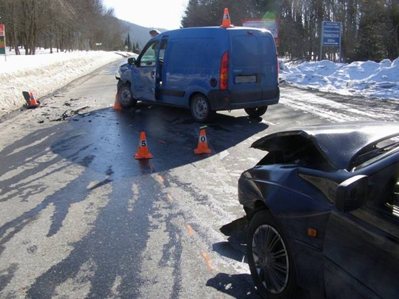 Dopravní nehody na Jesenicku.