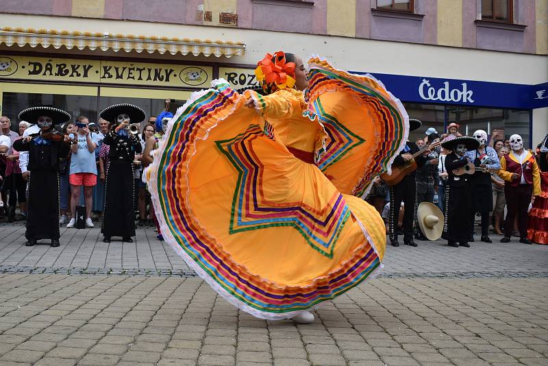 Mezinárodní folklorní festival v sobotu 13. srpna 2022 v Šumperku.