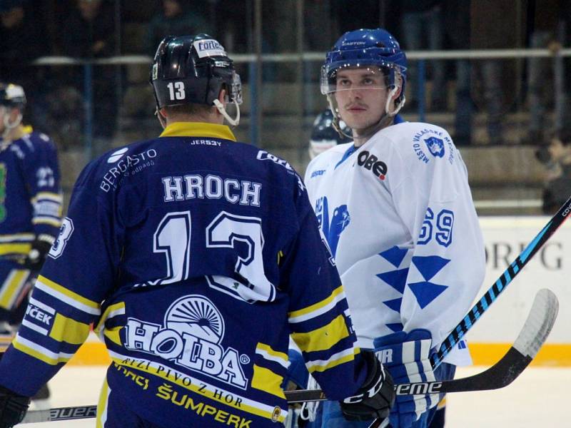 Draci Šumperk - HC Bobři Valašské Meziříčí 1:2.