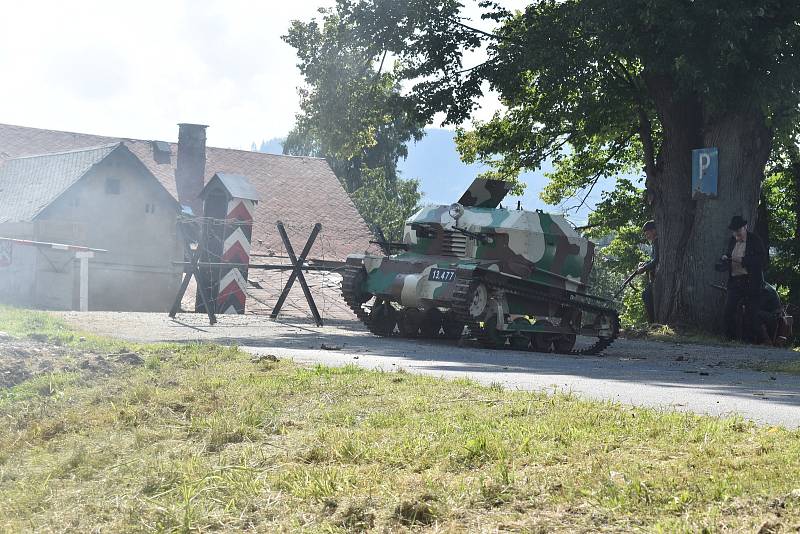 Bojová ukázka událostí začátku druhé světové války na Jesenicku.