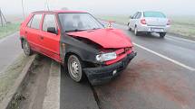 Hromadná nehoda mezi Rapotínem a Vikýřovicemi