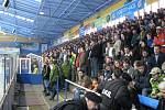 Šumperský zimní stadion během hokejových zápasů