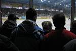 Šumperský zimní stadion během hokejových zápasů