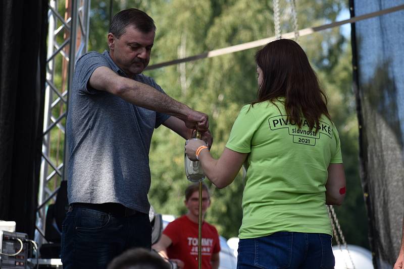 Pivovarské slavnosti v Hanušovicích.