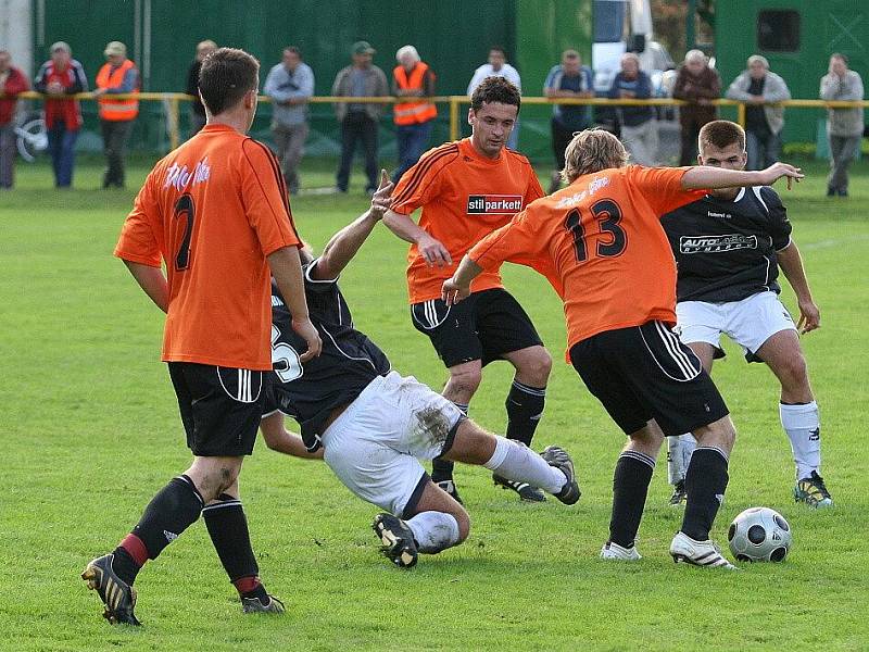 Oskava versus Kozlovice (oranžové dresy)