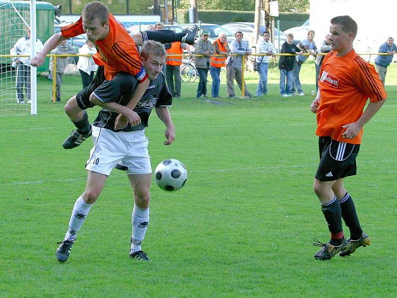 Oskava versus Kozlovice (oranžové dresy)