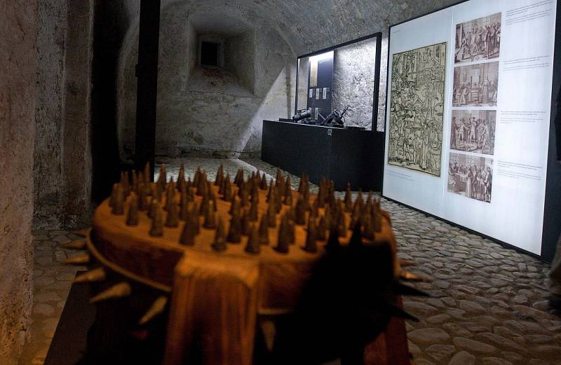 Expozice věnovaná čarodějnickým procesů ve Vlastivědném muzeu v Jeseníku