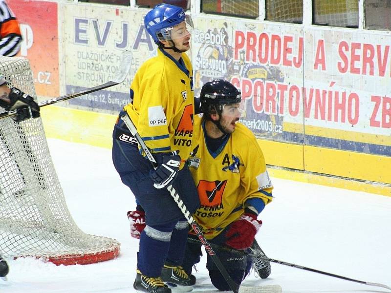 Semifinálové utkání Draci versus Horní Benešov.