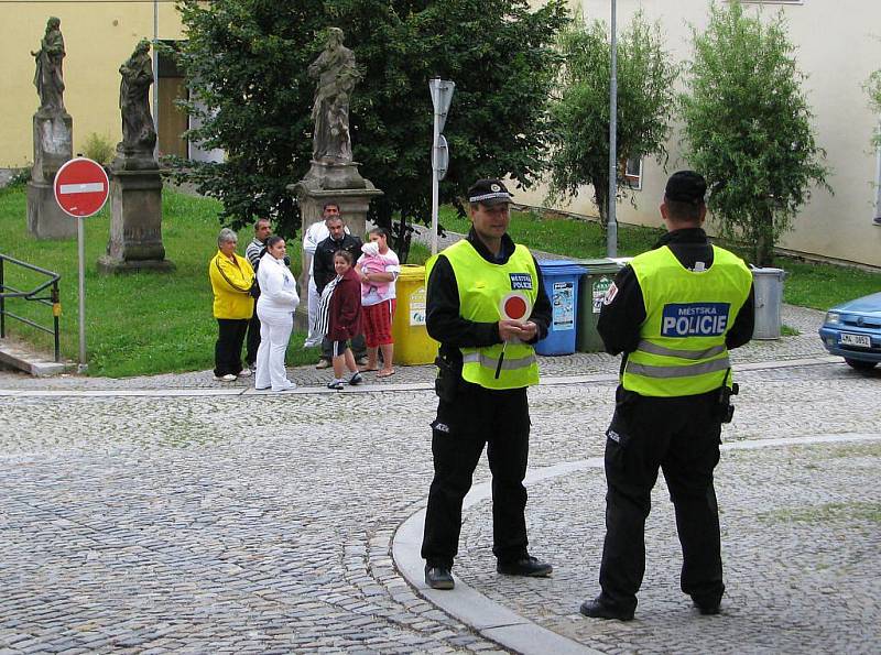 Šumperk v sobotu 30. července zažil romskou svatbu