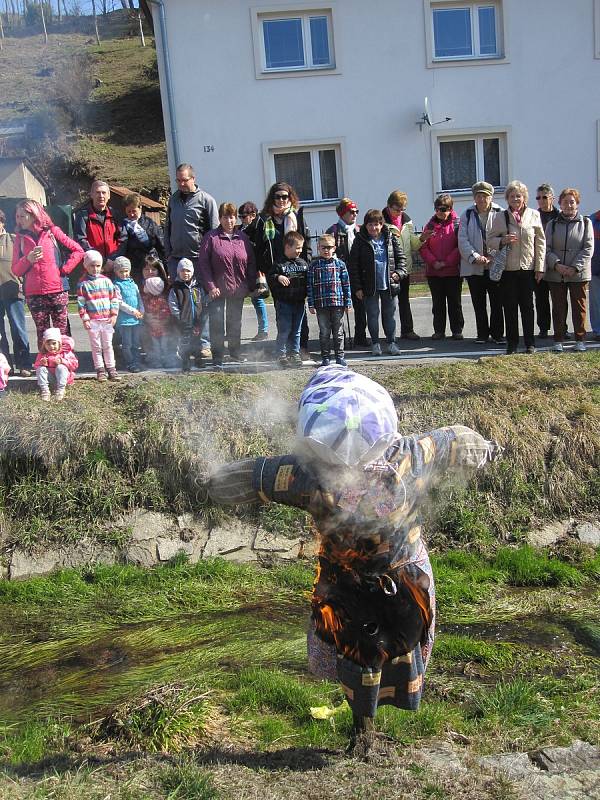 Pálení Morany ve Svébohově na Zábřežsku