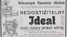 Vývoj čtyř hlavních pomocníků žen – praček, žehliček, vysavačů a šicích strojů – dokumentuje nová výstava nazvaná Zítra nevařím, protože peru, žehlím, uklízím, která je k vidění v Památníku Adolfa Kašpara v Lošticích.