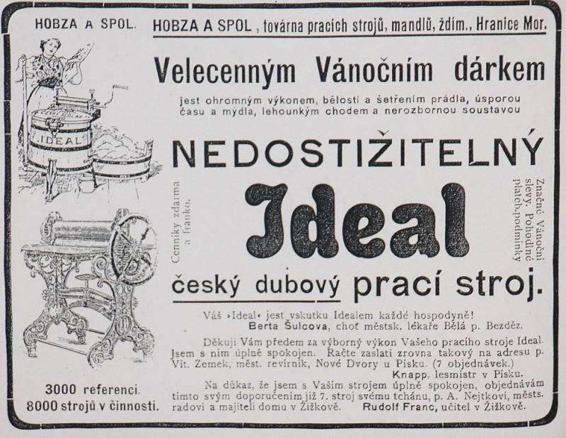 Vývoj čtyř hlavních pomocníků žen – praček, žehliček, vysavačů a šicích strojů – dokumentuje nová výstava nazvaná Zítra nevařím, protože peru, žehlím, uklízím, která je k vidění v Památníku Adolfa Kašpara v Lošticích.