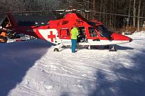 Ve skiareálu v Dolní Moravě se v úterý 6. února vážně zranili dva lidé