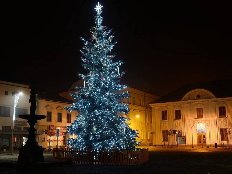 Vánoční strom v Mohelnici