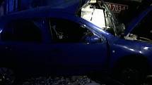 Nehoda vlaku a osobního auta v neděli 9. ledna 2022 u Bohdíkova