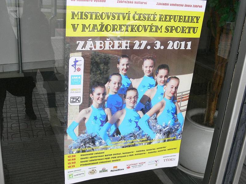 Mistrovství České republiky v mažoretkovém sportu se v neděli 27. března konalo v zábřežském kulturním domě