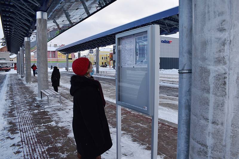 Nový přestupní terminál Šumperk - autobusové nádraží.