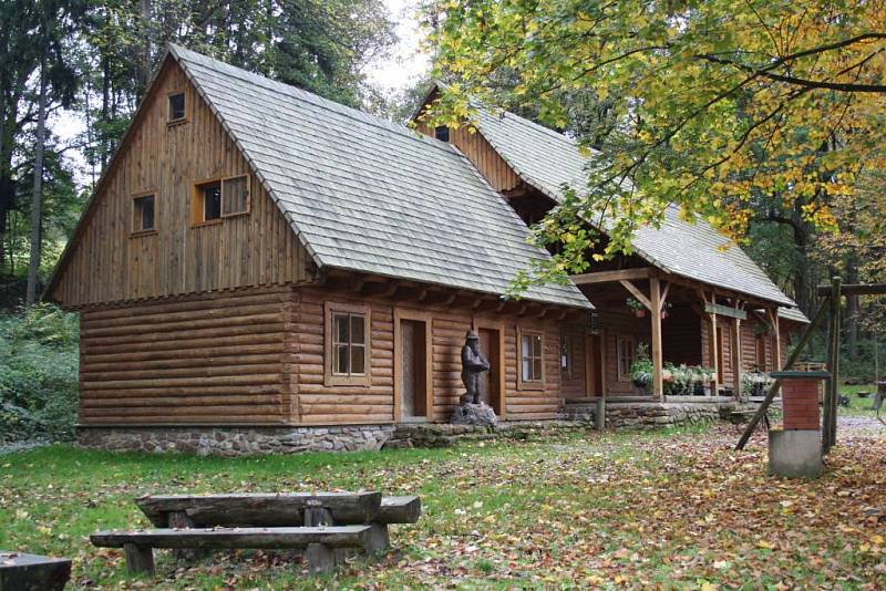 Hornický skanzen u Zlatých Hor.