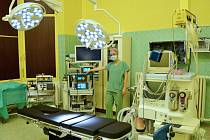 Moderně vybavený operační sál v Jesenické nemocnici.