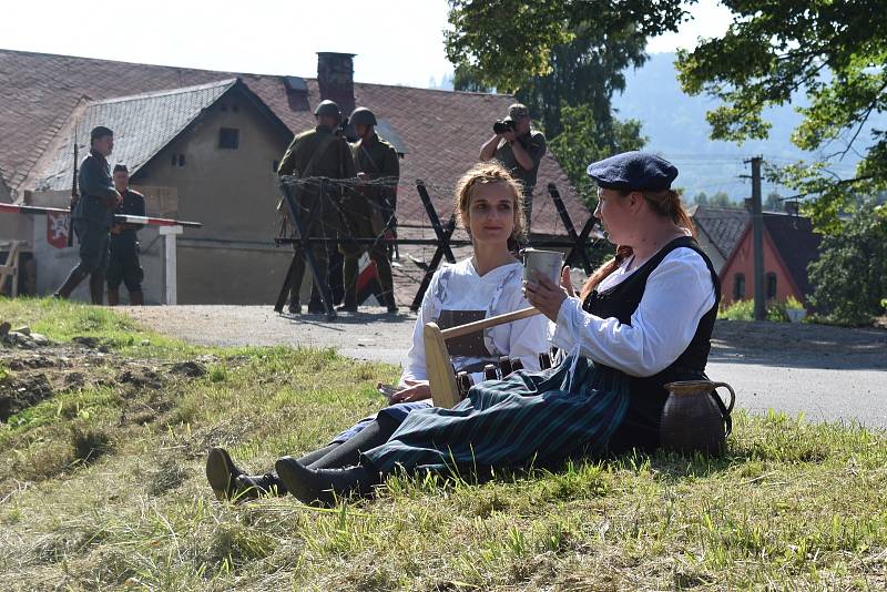 Bojová ukázka událostí začátku druhé světové války na Jesenicku.