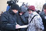 Šumperská demostrace proti ACTA, čtvrtek 2. února 2012