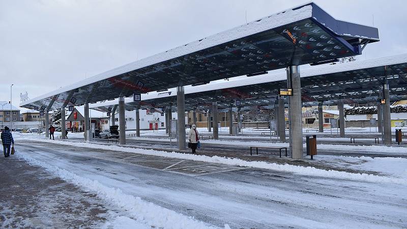 Nový přestupní terminál Šumperk - autobusové nádraží.