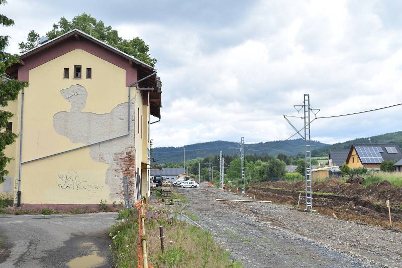 Rekonstrukce trati mezi Šumperkem a Uničovem, stav 21. června 2022