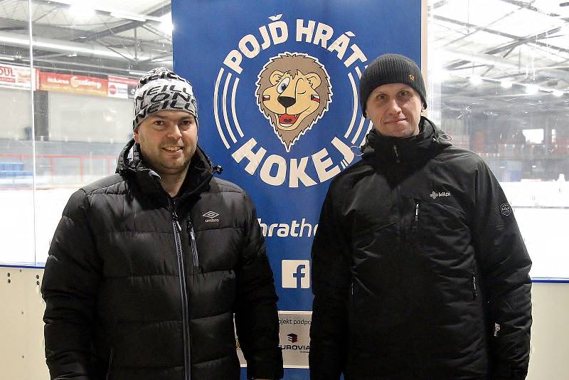 Šumperský stadion hostil akci pro děti s názvem Týden hokeje.