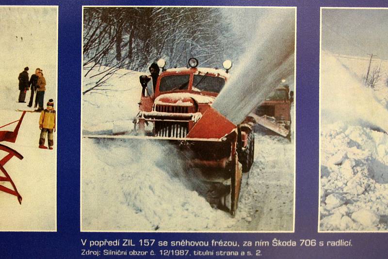 Výstava o zimní údržbě v Muzeu silnic ve Vikýřovicích