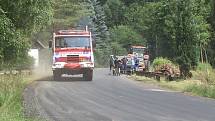 Bělá pod Pradědem - Horní Domašov. 19. července, den po bleskové povodni.