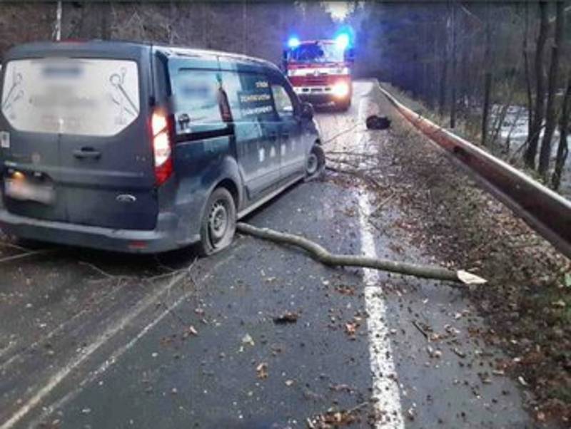 Dopravní nehoda mezi Novými Losinami a Brannou.