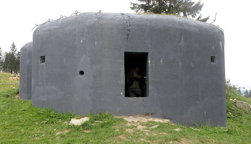 Obnovený bunkr v Hynčicích pod Sušinou v areálu Kraličák