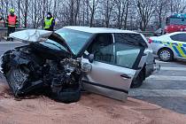 Tragická nehoda v sobotu 8. ledna 2022 u Mohelnice.
