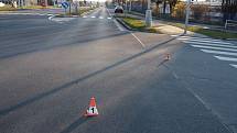 Čtyřiatřicetilety řidič BMW srazil na jedné z šumperských křižovatek cyklistu.