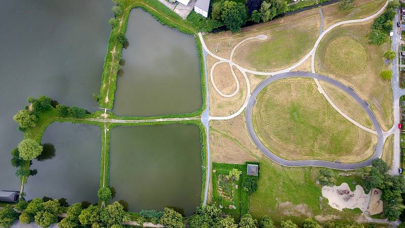 Park Knížecí sady po dokončení druhé etapy.